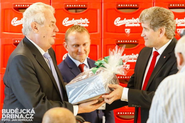 Návštěva prezidenta České republiky v Budějovickém Budvaru