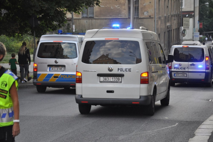 Pochod fanoušků Hajduku Split Libercem