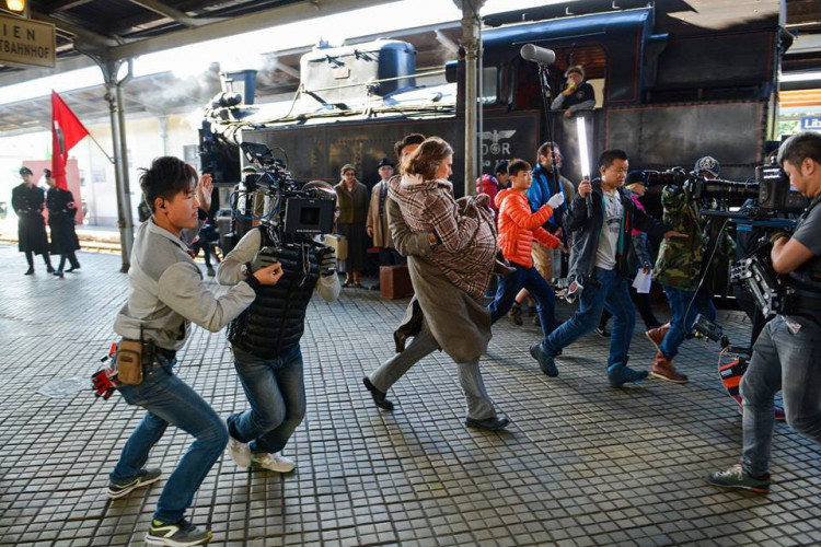 Natáčení seriálu Poslední vízum v Liberci