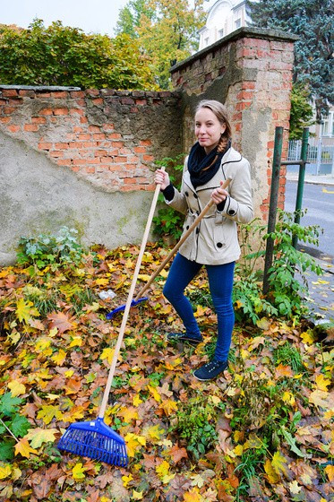 Studenti probouzejí park v Komenského ulici k životu