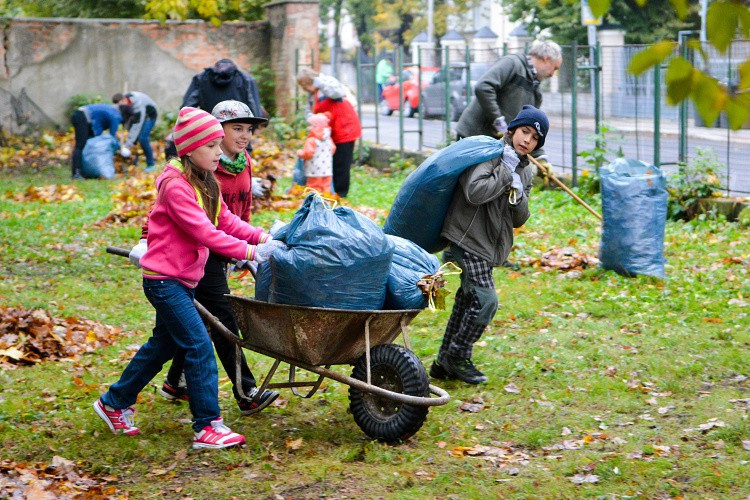 Studenti probouzejí park v Komenského ulici k životu