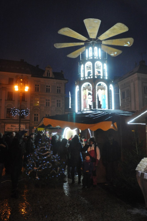 Rozsvícení vánočního stromku v Liberci