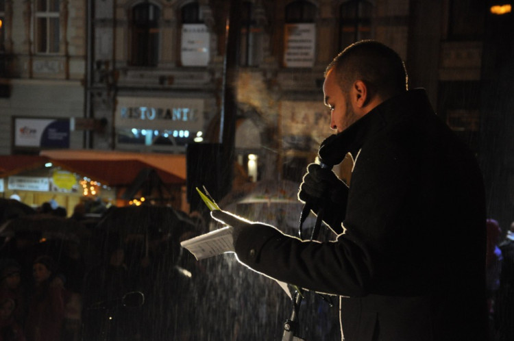 Rozsvícení vánočního stromku v Liberci