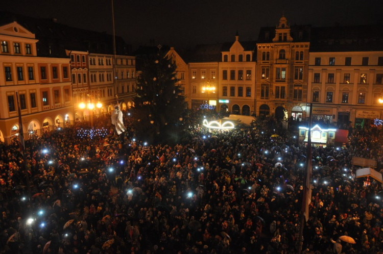 Rozsvícení vánočního stromku v Liberci