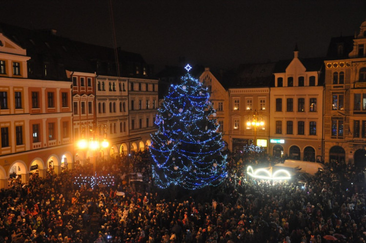 Rozsvícení vánočního stromku v Liberci
