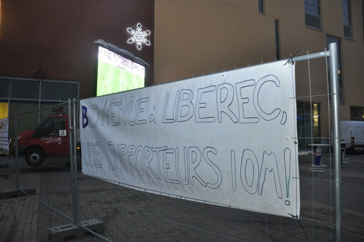 Do Liberce se sjelo 300 francouzských fanoušků, policie zatím práci neměla
