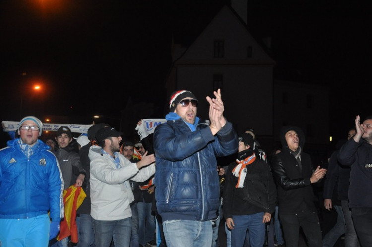 Do Liberce se sjelo 300 francouzských fanoušků, policie zatím práci neměla