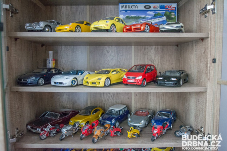 Ve sbírce má přes 600 kusů modelů