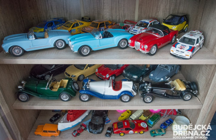 Ve sbírce má přes 600 kusů modelů