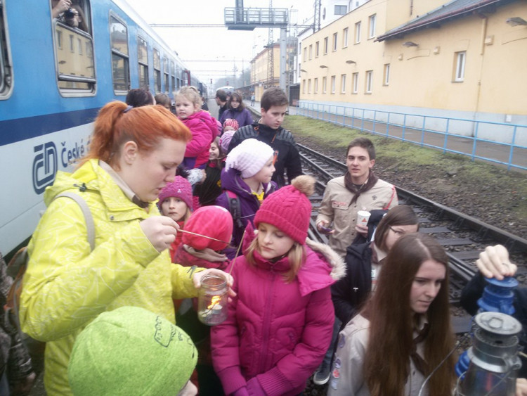 Do Jihlavy dorazilo Betlémské světlo