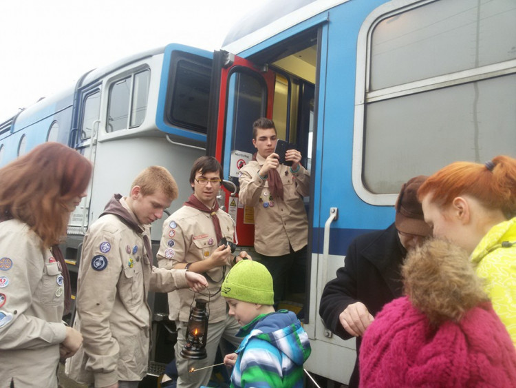 Do Jihlavy dorazilo Betlémské světlo