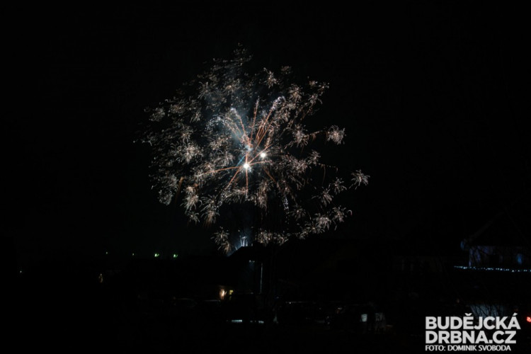 Novoroční ohňostroj v Protivíně
