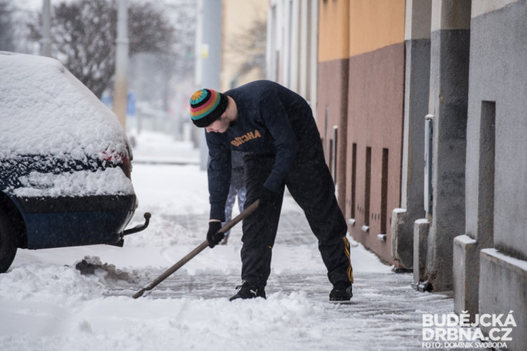 Zasněžené České Budějovice