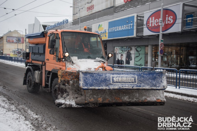 Zasněžené České Budějovice