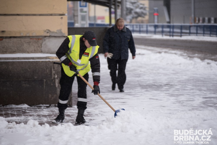 Zasněžené České Budějovice