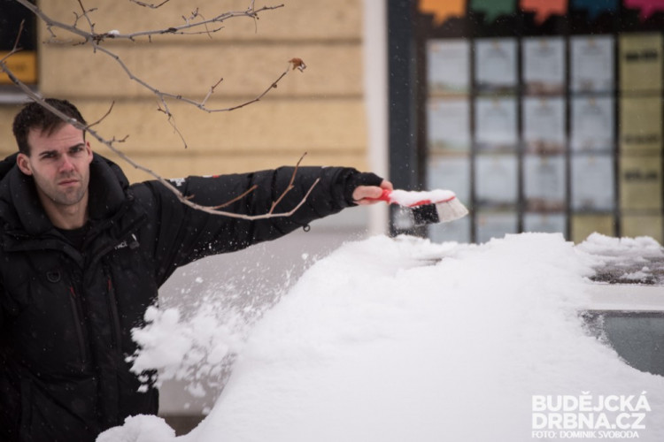 Zasněžené České Budějovice