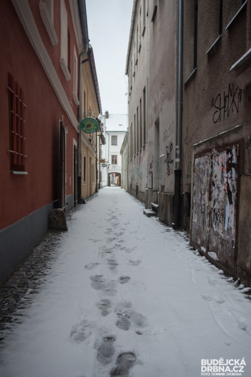 Zasněžené České Budějovice