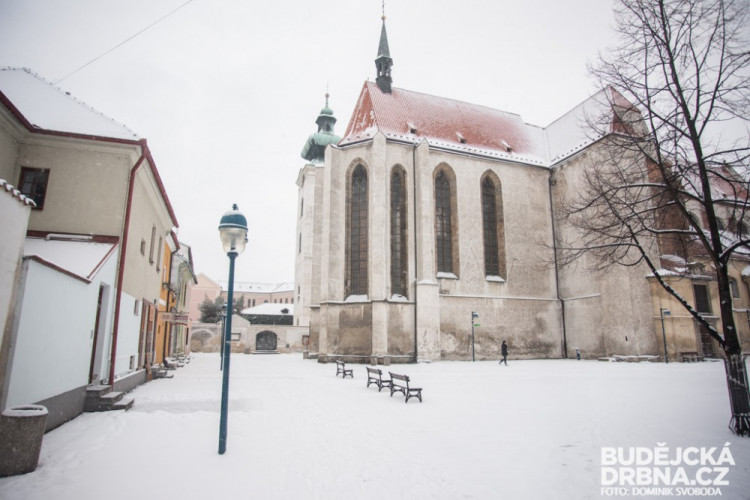 Zasněžené České Budějovice