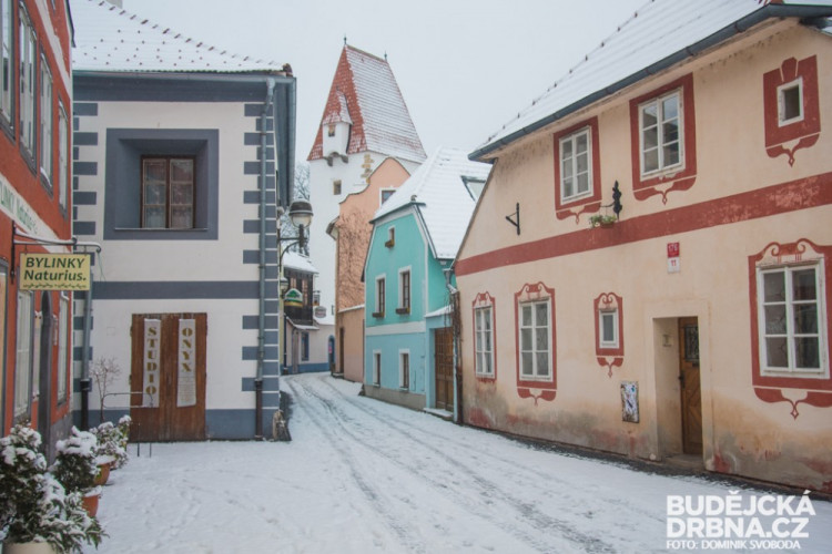 Zasněžené České Budějovice