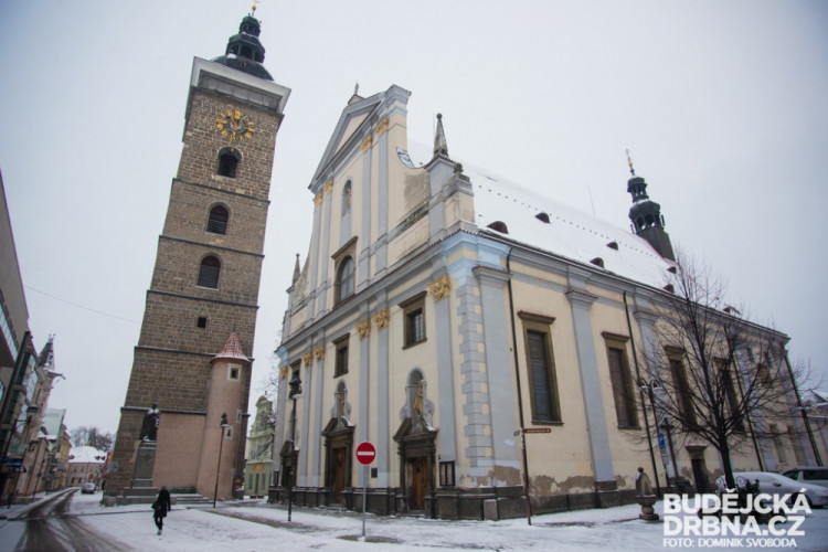 Zasněžené České Budějovice