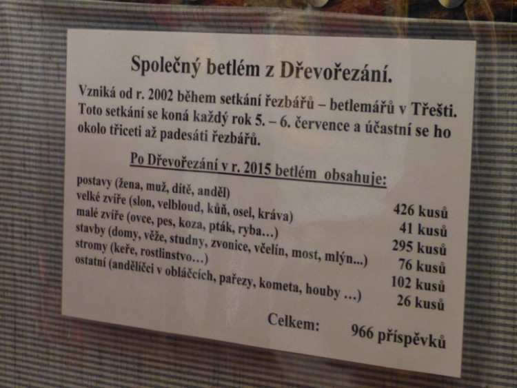 Betlémská cesta v Třešti na Jihlavsku