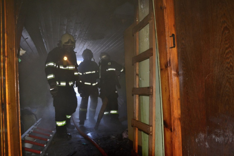 Požár rodinného domu na Fojtce