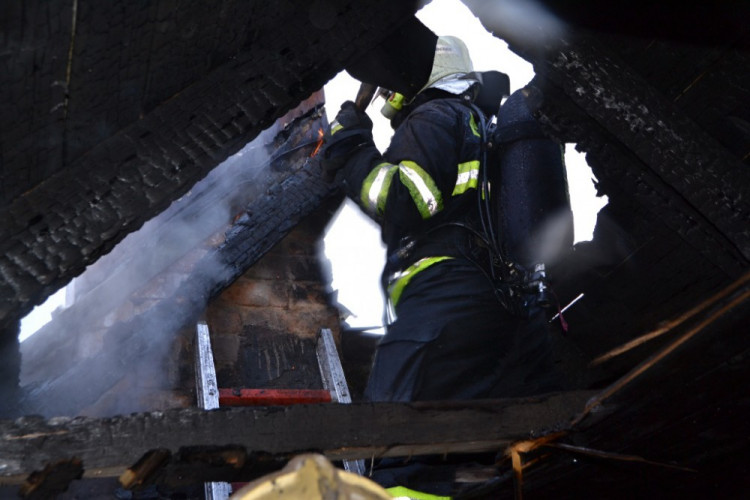 Požár rodinného domu na Fojtce