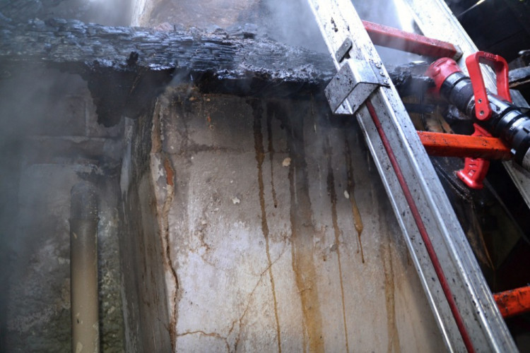 Požár rodinného domu na Fojtce