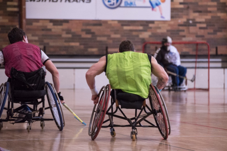 Soustředění florbalové reprezentace vozíčkářů