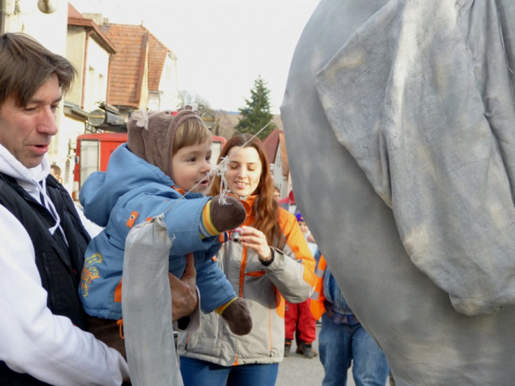 Dolní Cerekví na Jihlavsku prošel masopustní průvod