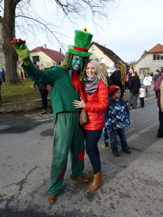 Dolní Cerekví na Jihlavsku prošel masopustní průvod