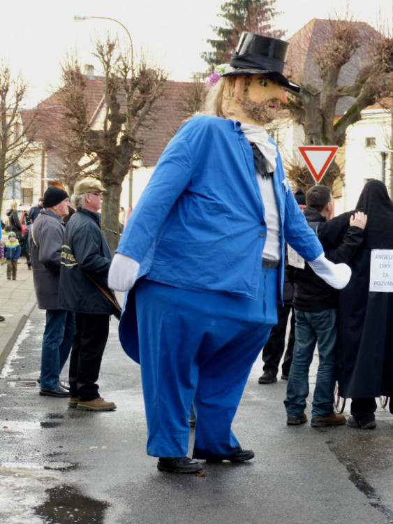 Dolní Cerekví na Jihlavsku prošel masopustní průvod