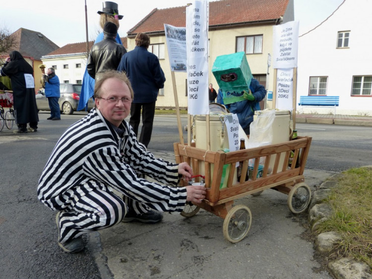 Dolní Cerekví na Jihlavsku prošel masopustní průvod