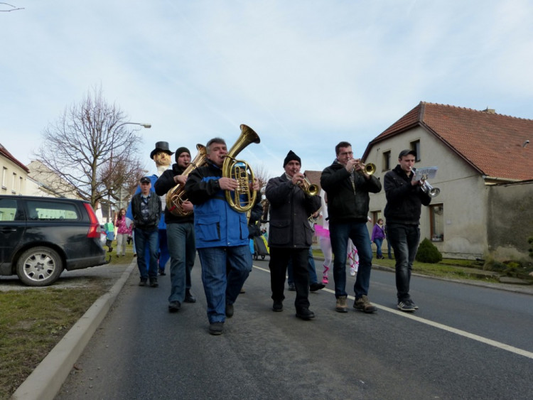 Dolní Cerekví na Jihlavsku prošel masopustní průvod