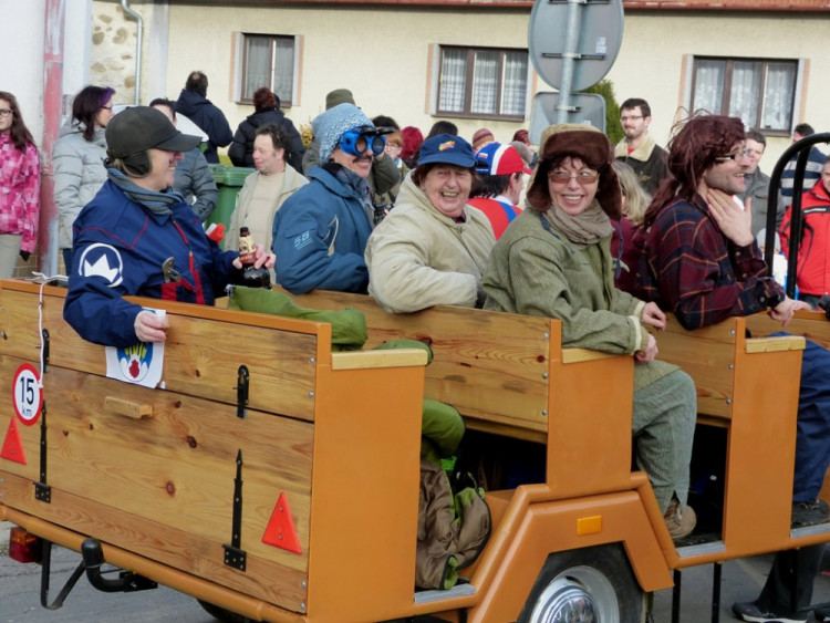 Dolní Cerekví na Jihlavsku prošel masopustní průvod