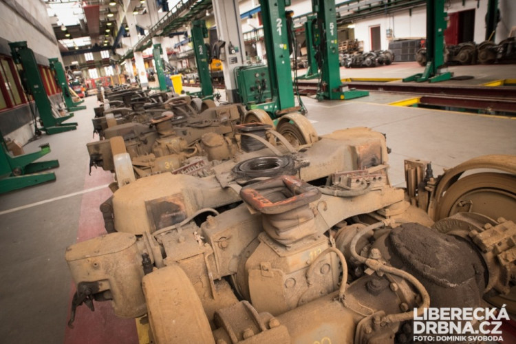 Vozovna libereckého dopravního podniku