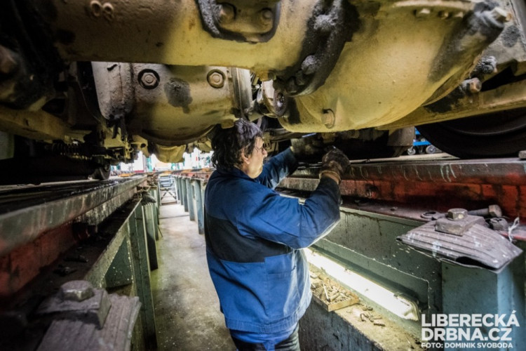 Vozovna libereckého dopravního podniku