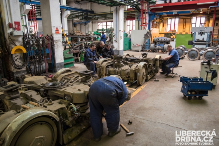 Vozovna libereckého dopravního podniku