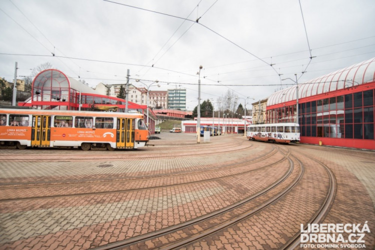 Vozovna libereckého dopravního podniku