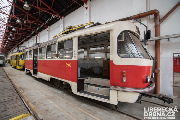 Vozovna libereckého dopravního podniku