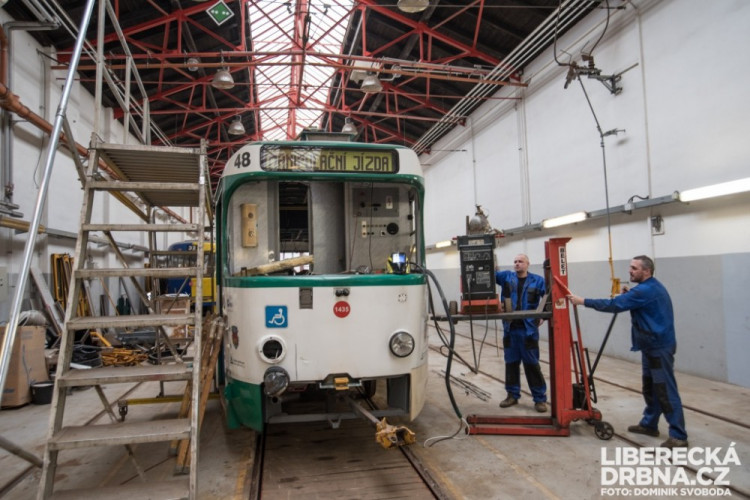 Vozovna libereckého dopravního podniku