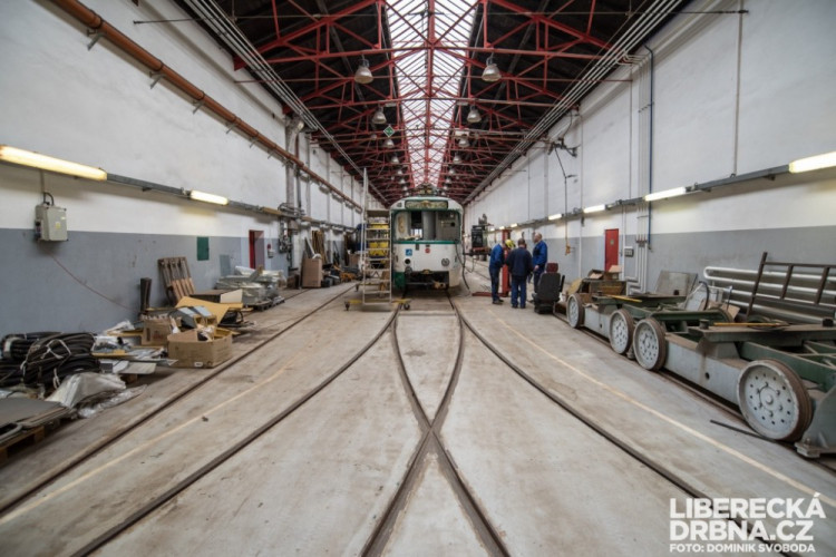 Vozovna libereckého dopravního podniku