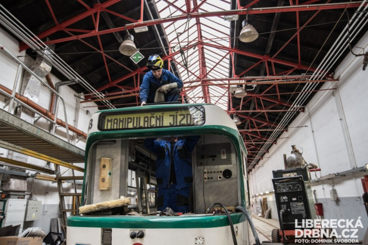 Vozovna libereckého dopravního podniku