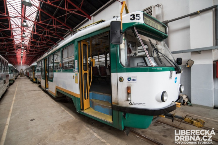 Vozovna libereckého dopravního podniku
