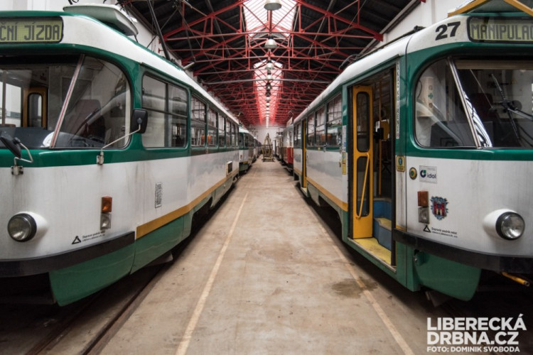 Vozovna libereckého dopravního podniku