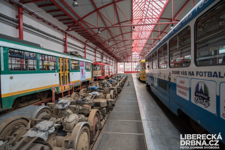 Vozovna libereckého dopravního podniku