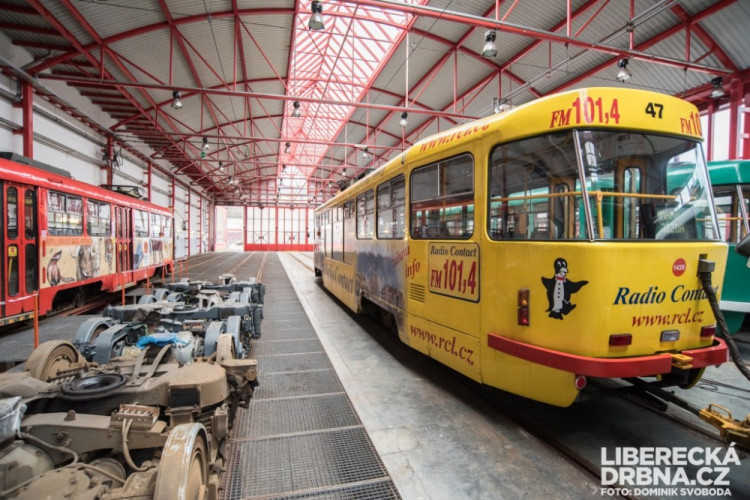 Vozovna libereckého dopravního podniku