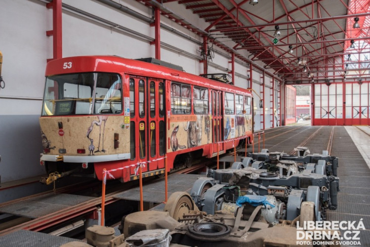Vozovna libereckého dopravního podniku