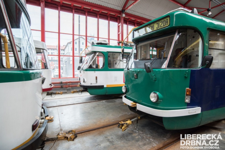 Vozovna libereckého dopravního podniku