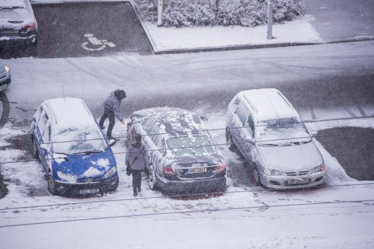 Jaro se blíží, ale zima ještě ukazuje svou sílu. Foto: Jan Luxík